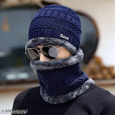 Woolen unisex beanie caps, color assorted, soft & anti-allergic Made in India