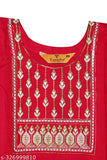 Embroidered rayon ghera kurty with long sleeves, Indian women's fashion in M, L, XL, XXL from TAZURBA brand