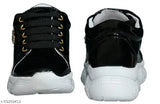 Girls trendy walking sports shoes Mesh PU, lightweight, attractive design for kids - size 18-21 months to 9 years (India origin)