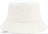 Stylish round cotton bucket hat for formal, casual, and beach wear, unisex design from India