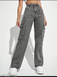 Grey denim pajama, washed and dyed for comfortable sleepwear