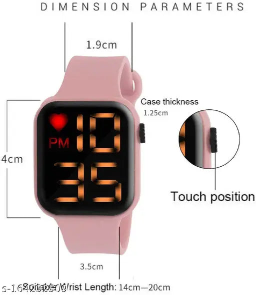 Stylish sporty star-printed cotton baseball cap combo with black square dial LED watch & mask for men & boys, self-design pattern