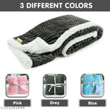 Grey fleece blend fluffy baby blanket, perfect for newborns up to 12 months, ideal for both baby bays and girls, 80 x 100 cm, soft, cozy, and lightweight