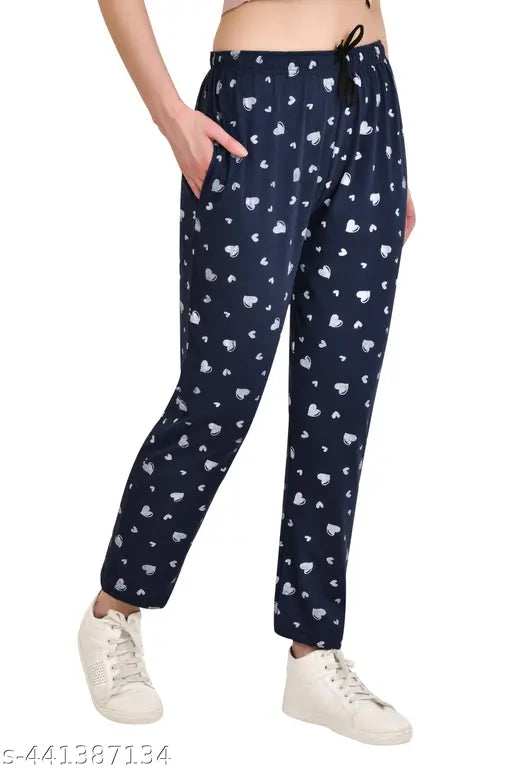 Trendy women's maxi cotton blend trackpants (2pc) - vibrant, non-fading colors, great stitching, versatile casual wear