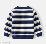 Woolen striped design pullover sweater for kids (pack of 2), soft and cozy for toddlers 2-12 years old