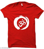 Comfy glamorous men's short-sleeve cotton t-shirt with printed design, available in S, M, L, XL, XXL. Machine washable, Indian origin