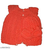 Naughty baby premium wool sweater, sleeveless, solid design. Handmade, warm, and cozy. Made with love by self-help groups in Punjab and Himachal Pradesh. Perfect for 3-6 months. India origin