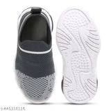 Mesh sports shoes for boys children, slip-on comfort sneakers for daily wear, casual footwear in solid pattern, made in India