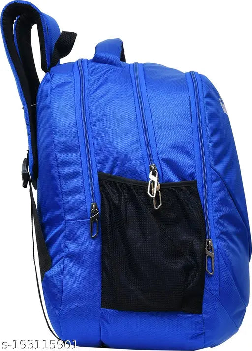 Blue canvas waterproof casual backpack, 36L laptop backpack - ideal for daily commuters and occasional travelers
