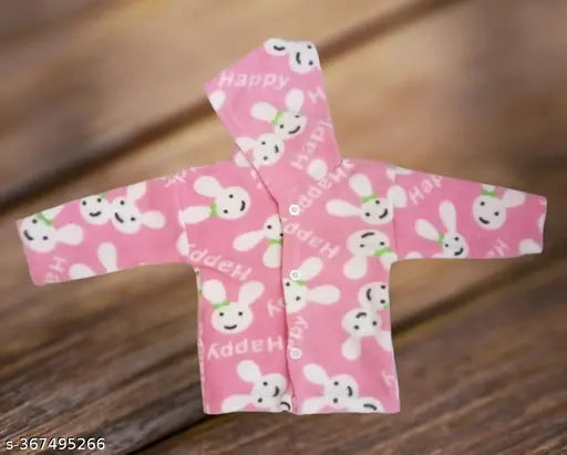 Wool winter season printed net long sleeve newborn clothing, gender-neutral for 0-3 months, India origin