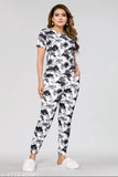 Tie-dye jogger set with baggy t-shirt for women, polycotton casual wear, low price new arrival, trending fancy top printed trouser and t-shirt, S, M, L, XL sizes
