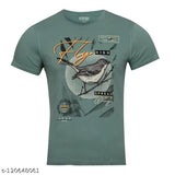 Cotton cool men's printed t-shirt, short sleeves, vibrant design, perfect for casual or semi-formal wear