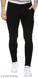Hopewell black party wear jeans, solid cotton jeans for women's night out, size 28/30/32/34/36 available