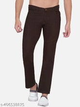 Coffee-colored DAIS men's stretchable slim fit jeans, comfortable cotton blend for a perfect fit - ideal for versatile styling and casual to formal events