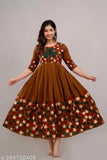 Rayon printed combo Adrika refined kurti with three-quarter sleeves, perfect for family functions, events, office, and daily wear. Breathable and stylish Indian fashion from KAMEWAL IMPEX