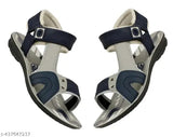 Synthetic leather Liboni boys sandals with printed net design, ideal for active play (5-12 years)