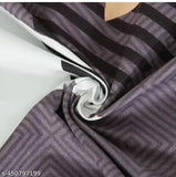 Glace cotton geometric-print fitted double queen bedsheets, superfine quality for summer use by EL - New trengal gre