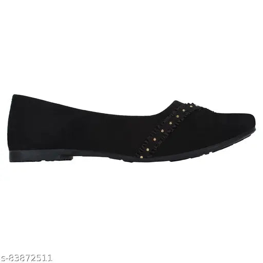 Synthetic leather women's & girls formal & casual bellies - stylish ballet flats with closed back, comfortable sole, perfect fit, Indian origin