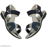 Synthetic leather boys sandals from Kullegs, PVC sole, printed net pattern, ideal for ages 8-11 years old