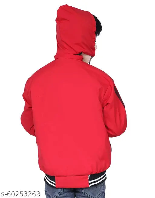 Boys pink Georgette winter jacket, non-toxic and water resistant, pack of 1 for 2-9 years old