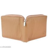 Royal Craft PU leather men's bifold wallet, solid pattern, 2 compartments, durable, well-crafted, India-made