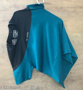 Round neck lycra sport shirt, colorblocked design for men's L, XL, and XXL fitness wear, made in India