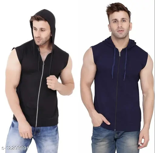 Multicolor sleeveless T-shirt from Tfurnish, vibrant and versatile clothing item for various sizes S-XL, made in India