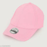 Cotton baseball cap - Trending modern solid-colored adjustable sports cap for kids and adults, originates from India