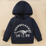 Gudpig Boys Cotton Printed Hood (Pack of 1), long sleeves, fun printed pattern for kids aged 1-6 years, made in India