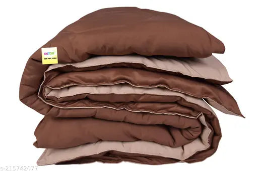 Cotton Kwitchy newborn baby & kids reversible comforter, super soft single size in pink/blue