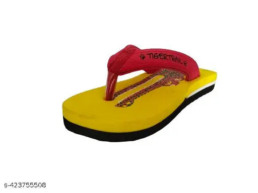 Cartoon alligator kid slipper in various sizes for unisex play, India origin