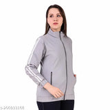 Polyester winter jackets with long sleeves for women and girls. Stylish, trendy, and comfortable winter wear from India