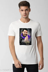 Polyester Ambedkar print T-shirt, Indian Dr. Ambedkar design on short sleeves