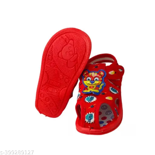 LifeO Kids solid canvas and PVC Mickey sandals for boys and girls, soft strap and comfortable inner lining