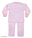 Cotton linen self-design net, Advikavya boys and girls long sleeve set for newborns (6-9M), India origin