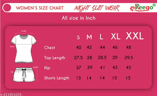 Lavender cotton printed oversized night suit: T-shirt & shorts, pure cotton, versatile summer wear, India