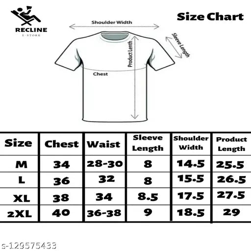 Moss color cotton blend men's round neck half sleeves printed t-shirt by Recline - comfortable, cost-effective, easy to wash, high quality men's t-shirt