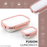 Stainless steel lunch box with airtight container, leakage-proof, microoven safe, suitable for school, collage, office use