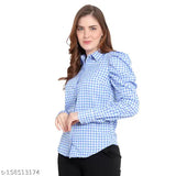 Printed cotton long-sleeved shirt, vibrant design on Indian-made men's size M (36in bust, 25in length) and L (38in bust, 25in length)