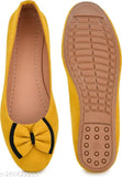 Suede velvet flat bellies shoes, SKOLL casual comfortable women's & girls daily wear