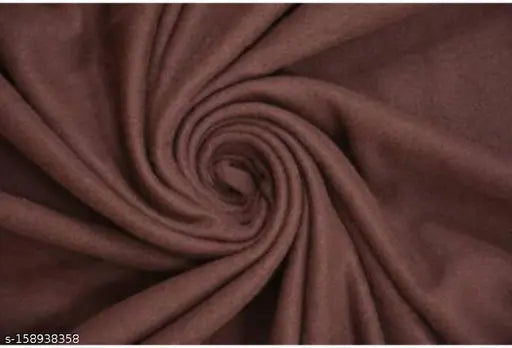 Brown, lightweight polar fleece single bed blanket (152 x 228 cm), VORDVIGO All Season