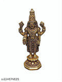 Brass Balaji idol, intricately crafted for home decor or pooja rooms, Panchdhatu figure (PACK OF 1)