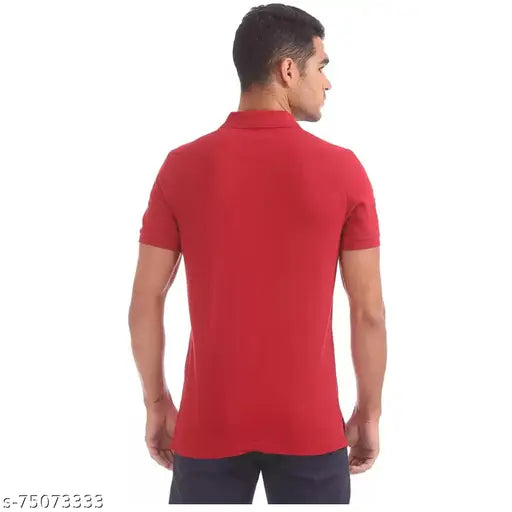 Stylish cotton short sleeve men's t-shirt, premium quality HardForce heavy-duty product, solid color India
