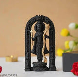 Marble Small Size Ram Lalla Murti Ayodhya Mandir idol, exquisite for car dashboard or home/office temple