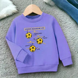 Cotton blend boys sweatshirts, printed net design, durable and odorless, 6 months to 14 years sizes available
