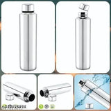 Stainless steel ECOLEX water bottle 1000ml for Home/Office/Gym/School/College - silver, durable, leak-proof, anti-corrosive design