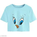 Cotton short-sleeve printed t-shirt from UNIYALS COLLECTIONS. Handcrafted Indian apparel