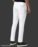 White denim jeans with brown teddy bear placement print, size 28/30/32, made in India