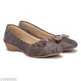 Suede casual bellies for girls & women, Ankle loop design, Indian origin