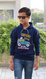 Cotton blend, embellished kids hoodie sweatshirts (4-5yrs - 12-13yrs), India